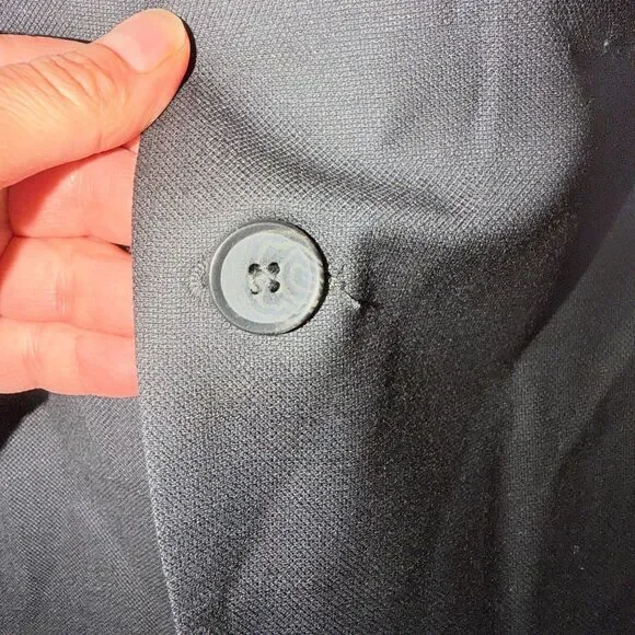 Peter Millar 100% Wool Blazer Black 48R Classic Fit